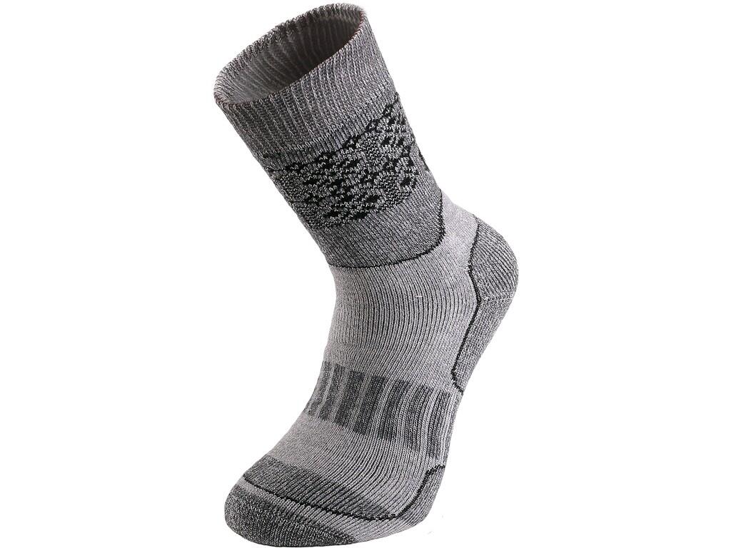 Zimní ponožky SKI, šedé, vel. 37
